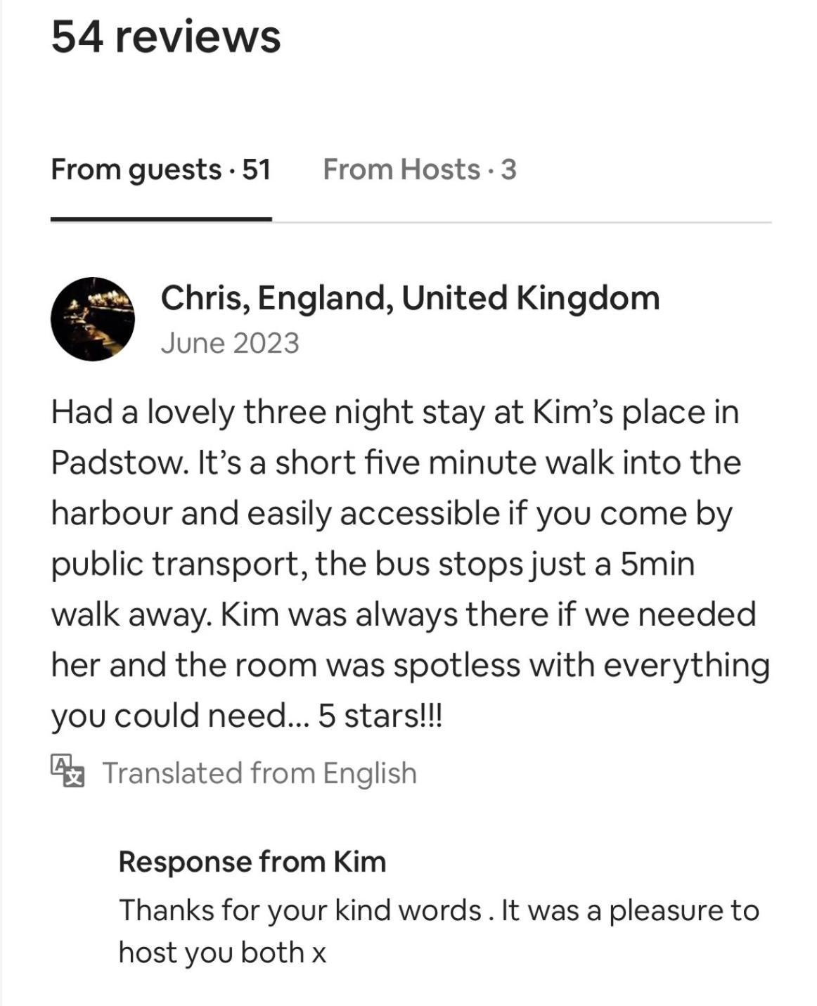 Homestay Trethvor House Ensuite Double With Free Parking In Quiet Residential Area Padstow